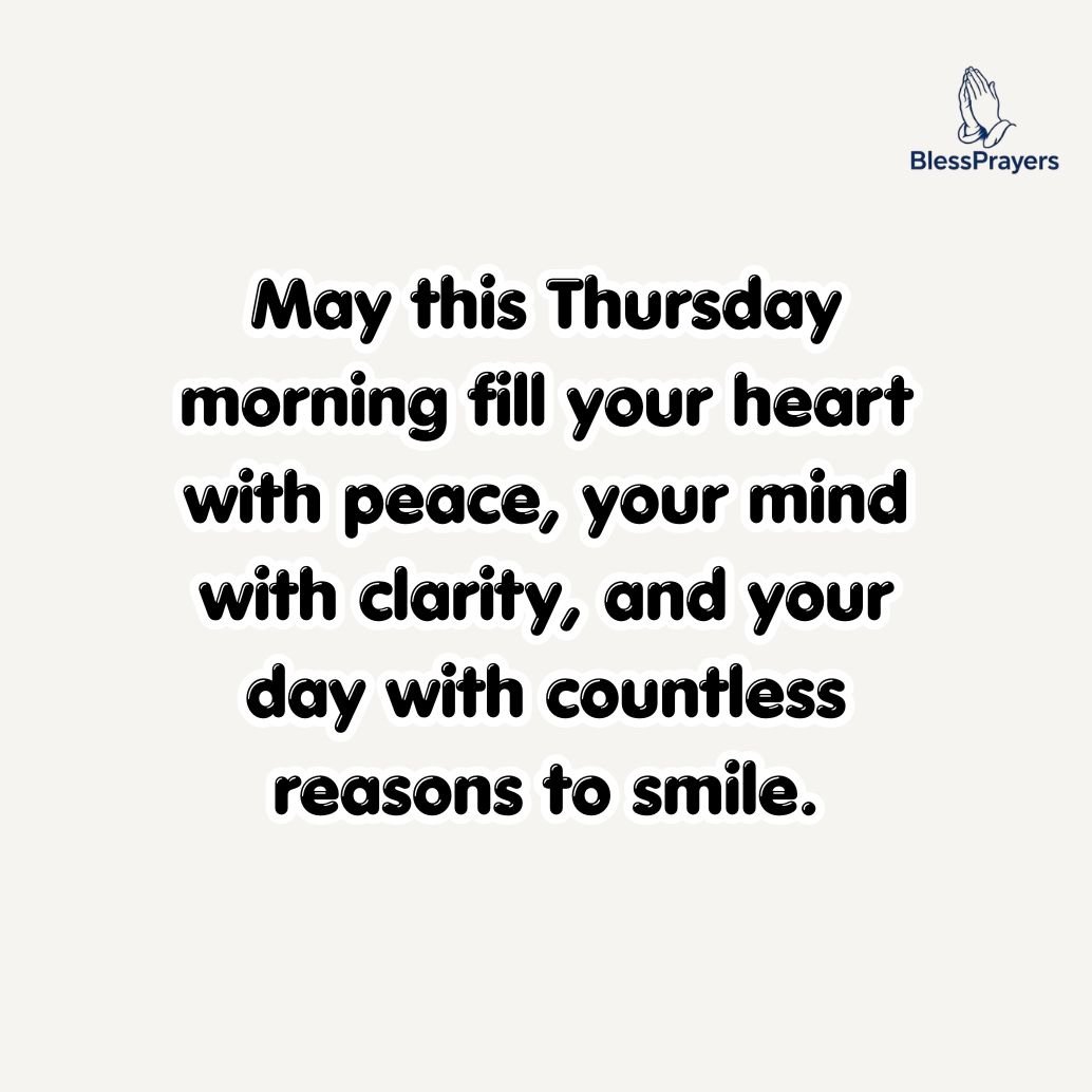 good morning thursday blessings