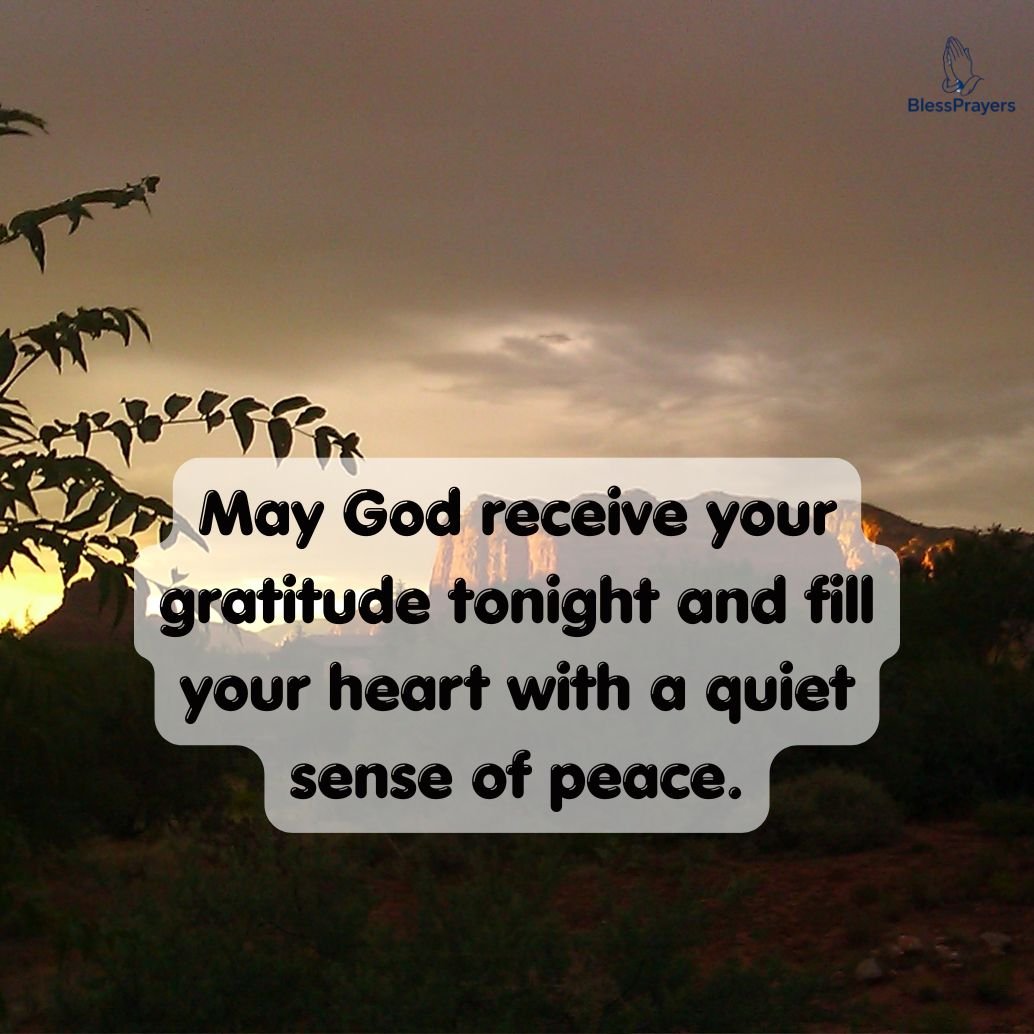  spiritual thankful good night blessings